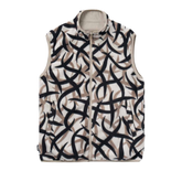 Reversible Fleece Vest - Tribal Snow