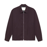 Zip Up Shirt - Burgundy