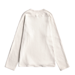 Eske Military Rib LS T-Shirt - Ecru