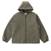 Northside Plaid Hooded Jacket - Olive