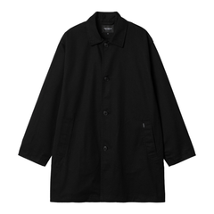 Newhaven Coat - Black Rinsed