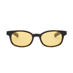 LE BUCHERON - Dark Tortoise / Solid Yellow Lens