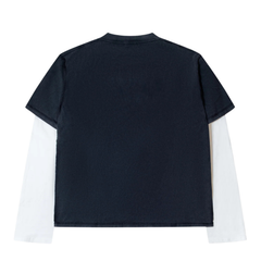 Outrider Layered Tee - Washed Black