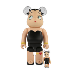 Betty Boop Black Ver. Be@rbrick 100% & 400% Set