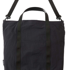 Nylon Packable Explorer Tote - Black
