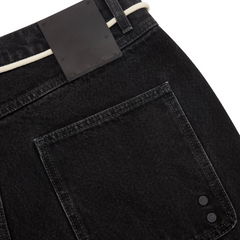Relaxed Denim Jean - Black