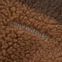 Mix Boa Jacket - Brown