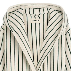 Hooded Bathrobe - Racing Green