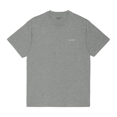 Script Embroidery T-Shirt - Grey Heather'