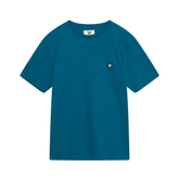 Ace badge T-shirt GOTS - Blue