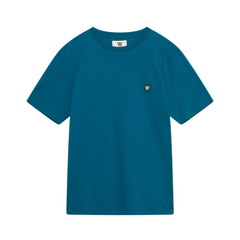 Ace badge T-shirt GOTS - Blue