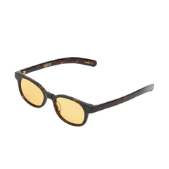 LE BUCHERON - Dark Tortoise / Solid Yellow Lens