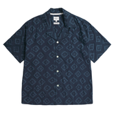 Mads Batik SS Shirt - Dark Navy