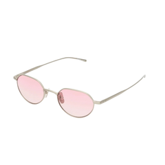 LUCIEN - Brushed Silver / Light Pink Lens