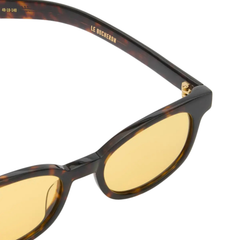 LE BUCHERON - Dark Tortoise / Solid Yellow Lens