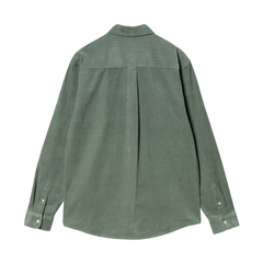 L/S Madison Fine Cord Shirt Park/Wax