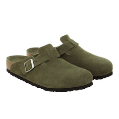 Boston Soft Footbed Suede Leather - Thyme Tonal