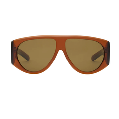 BERLYN - Crystal Brown / Solid Brown Lens