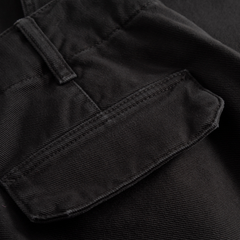 Hengifoss High Waist Heavy Twill Trouser - Black