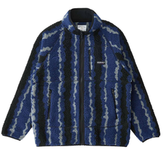 Ripple Sherpa Jacket - Navy Ripple