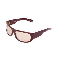 APRIL - Solid Bordeaux / Peach Lens