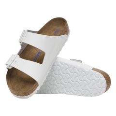 Arizona Soft Footbed Natural Leather - White