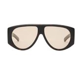 BERLYN - Dark Tortoise / Peach Lens
