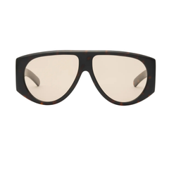 BERLYN - Dark Tortoise / Peach Lens