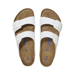 Arizona Soft Footbed Natural Leather - White