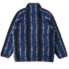 Ripple Sherpa Jacket - Navy Ripple