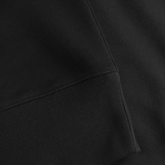 Ketel Relaxed Organic Half Zip - Black
