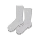 Madison Pack Socks - Ash Heather/White