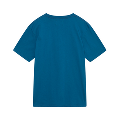 Ace badge T-shirt GOTS - Blue