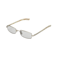 STING - Brushed Silver/Carrara Fantasy/Light Grey Lens