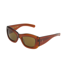 POPPY - Crystal Brown / Solid Brown Lens
