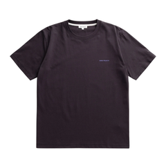 Dyrehaven Organic Logo Print T-Shirt - Darkest Purple