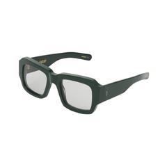 MARFA - Solid Dark Green/Light Grey Lens