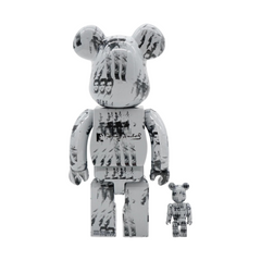 Andy Warhol "Triple Elvis" Be@rbrick 400% + 100%