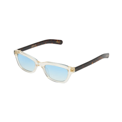 CLINT - Crystal Yellow/Dark Tortoise/Light Blue Lens