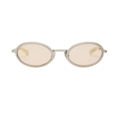 RENO - Brushed Silver/Peach Lens
