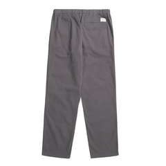 Ezra Relaxed Organic Stretch Twill Trouser - Graphite