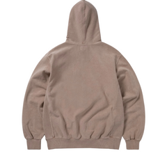 Overdyed Embroidery Hoodie - Dusty Pink