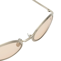 RENO - Brushed Silver/Peach Lens