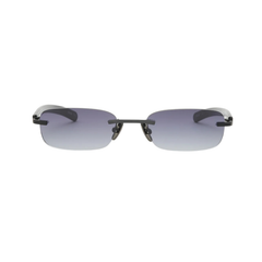 MILO - Brushed Matte Black Solid Black / Smoke Gradient Lens