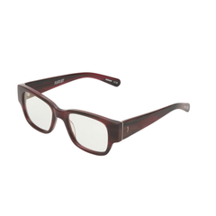 ALEC - Mahogany Horn / Clear Lens Blue Light