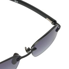 MILO - Brushed Matte Black Solid Black / Smoke Gradient Lens