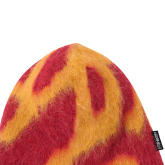 Mohair Burly Runningman Beanie - Burnt Orange