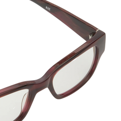 ALEC - Mahogany Horn / Clear Lens Blue Light