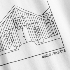 Johannes Organic Kanonbadsvej Print T-shirt - White