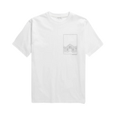 Johannes Organic Kanonbadsvej Print T-shirt - White